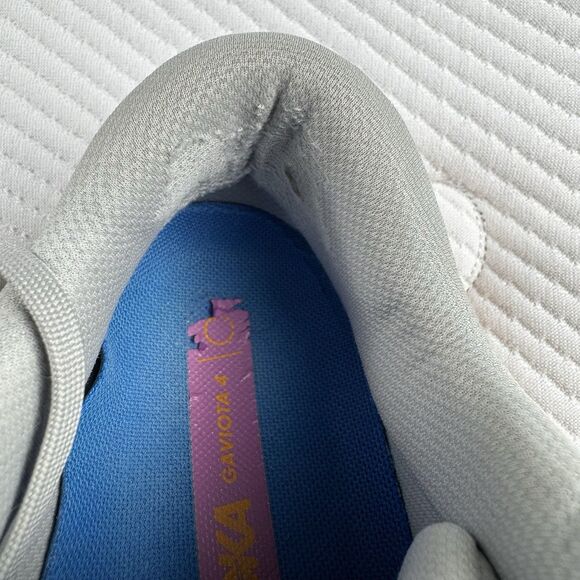 Hoka Gaviota 4 Women 8.5B Gray Running Comfort 1123199 HMNC Athletic Harbor Mist - Picture 9 of 12